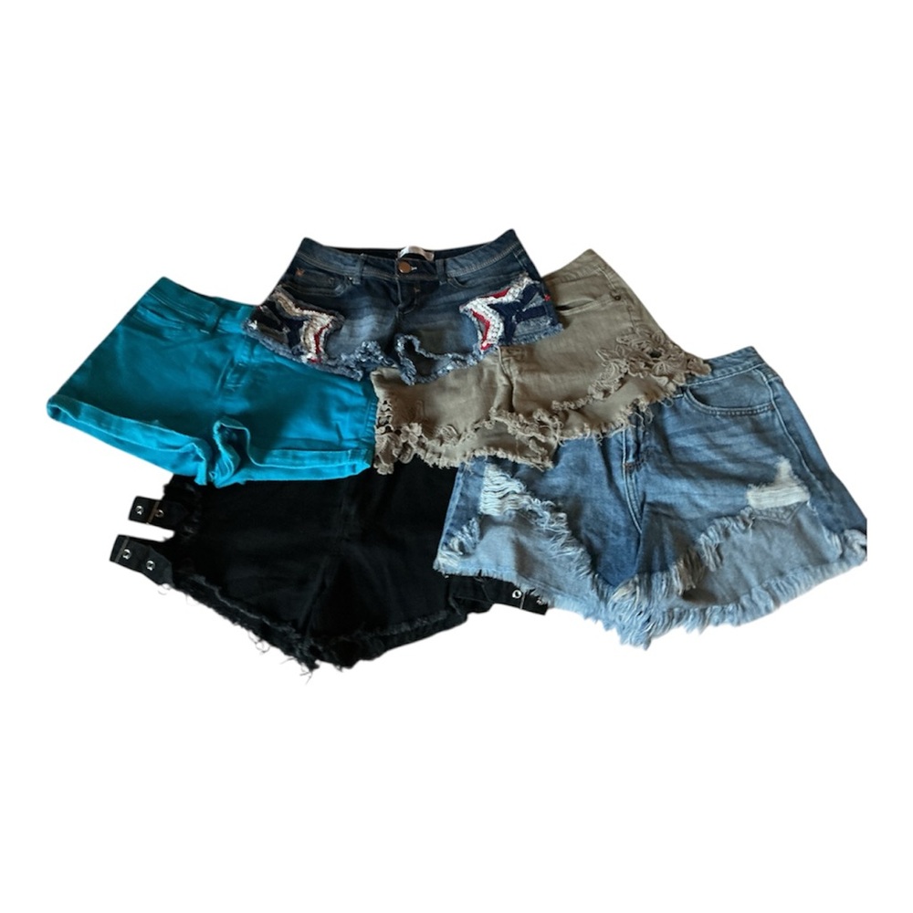Lot of five Women's Jean Shorts